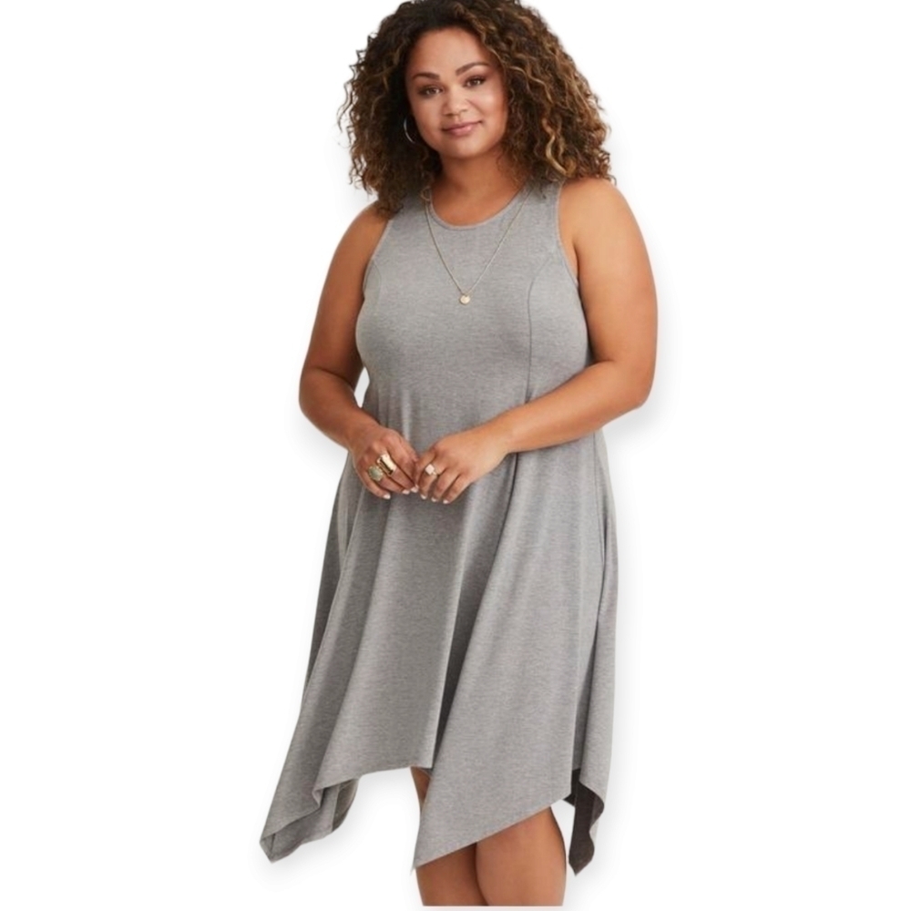 Torrid midi jersey trapeze dress size Torrid 0 size L/12